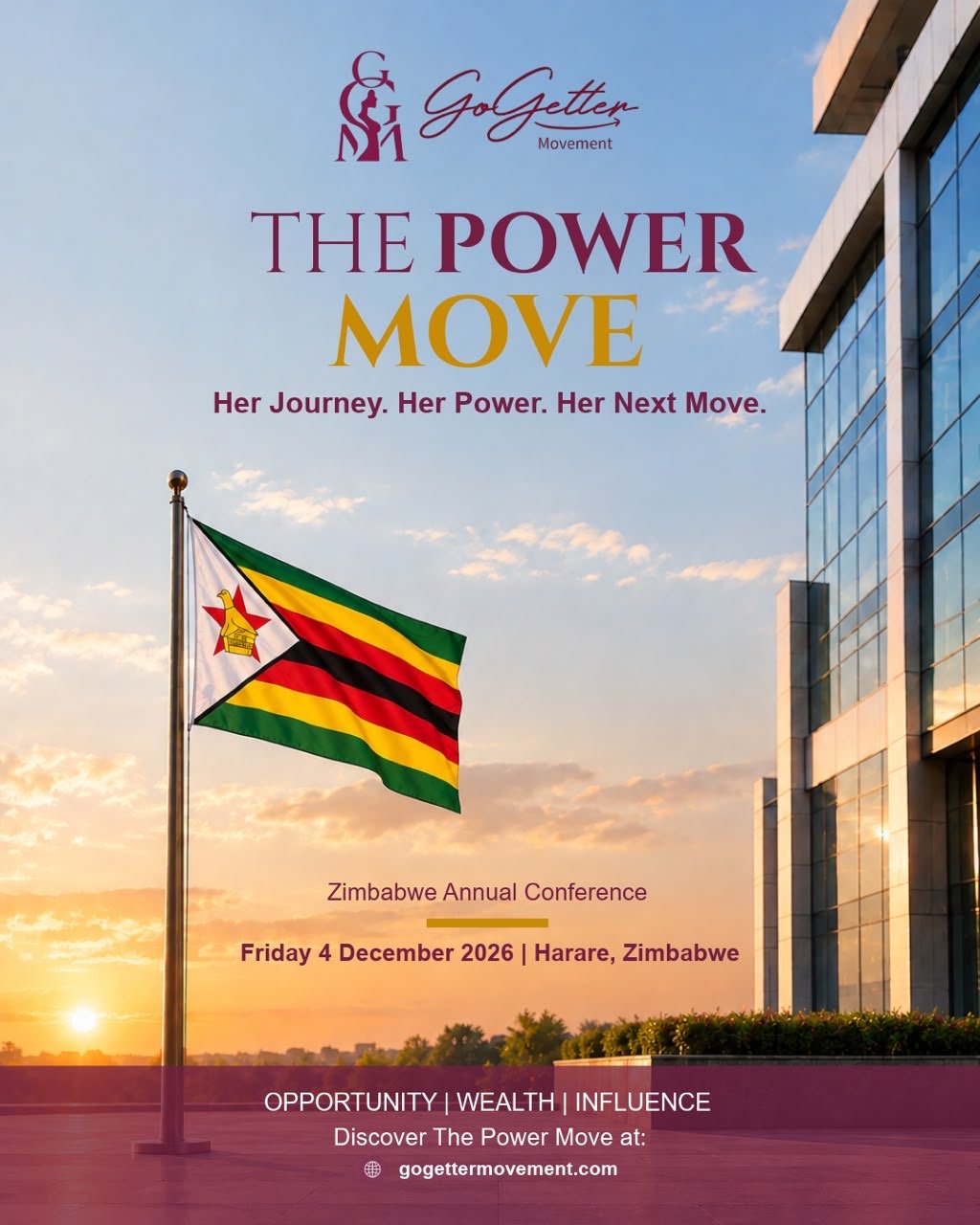 The Power Move — GoGetter Zimbabwe Annual Conference, Friday 4 December 2026, Harare